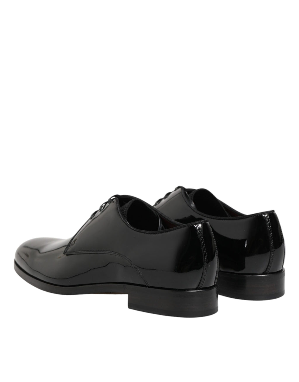 Dolce & Gabbana Black Calfskin Leather Derby Dress Shoes - Eljoys Fashion 