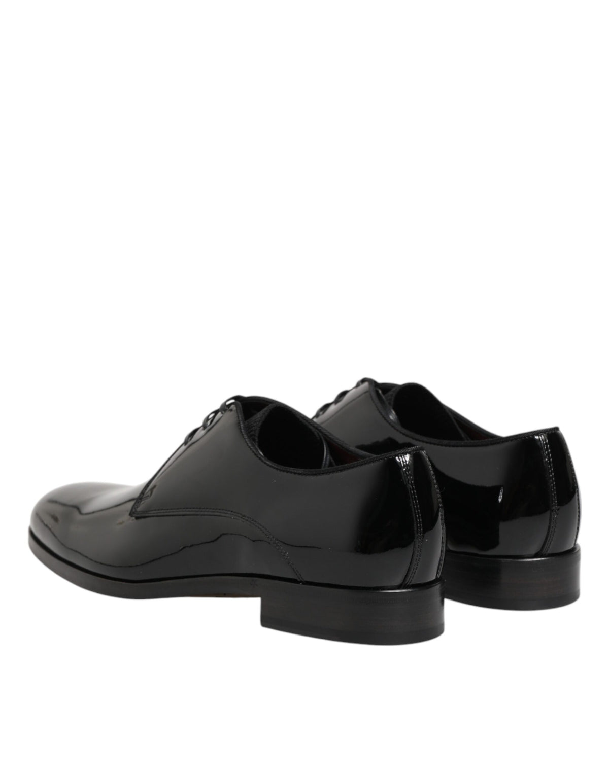 Dolce & Gabbana Black Calfskin Leather Derby Dress Shoes - Eljoys Fashion 