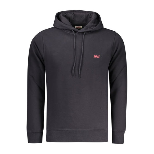 Rifle Blue Cotton Men's Hoodie Rifle
