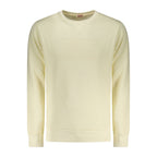 Rifle Bianco Cotton Men Sweatshirt in white, featuring a comfortable fit and classic design, displayed on a plain background.