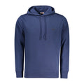 Blue cotton men's sweatshirt by Rifle featuring a relaxed fit and classic design, suitable for casual wear.