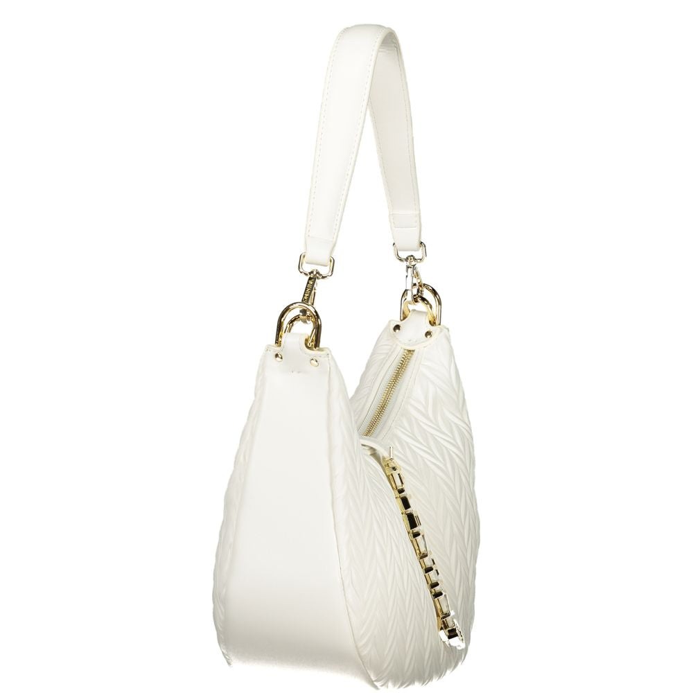 Mario Valentino Bianco Polyurethane Women Shoulder Bag Mario Valentino