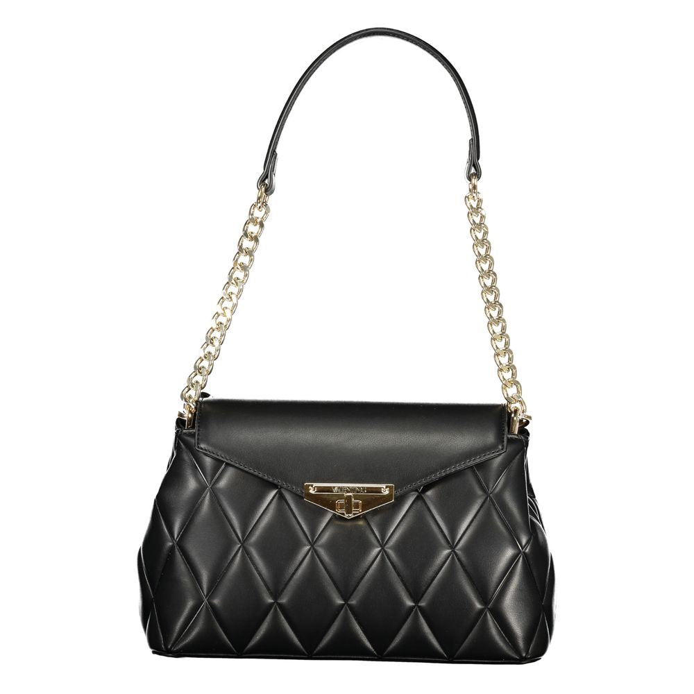 Mario Valentino Nero Polyurethane Women Shoulder Bag Mario Valentino