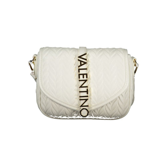 Mario Valentino Bianco Polyurethane Women Shoulder Bag Mario Valentino