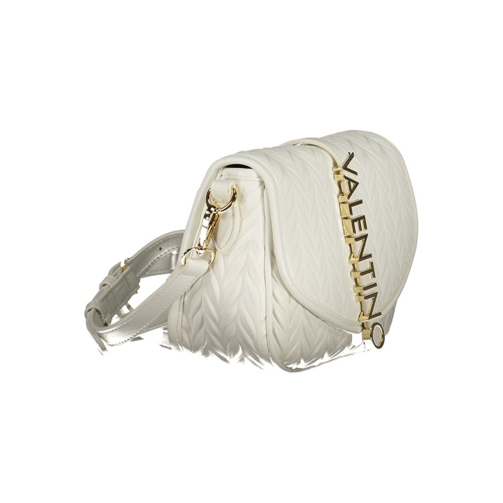 Mario Valentino Bianco Polyurethane Women Shoulder Bag Mario Valentino