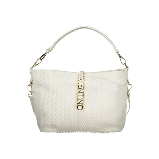 Mario Valentino Bianco Polyurethane Women Shoulder Bag Mario Valentino