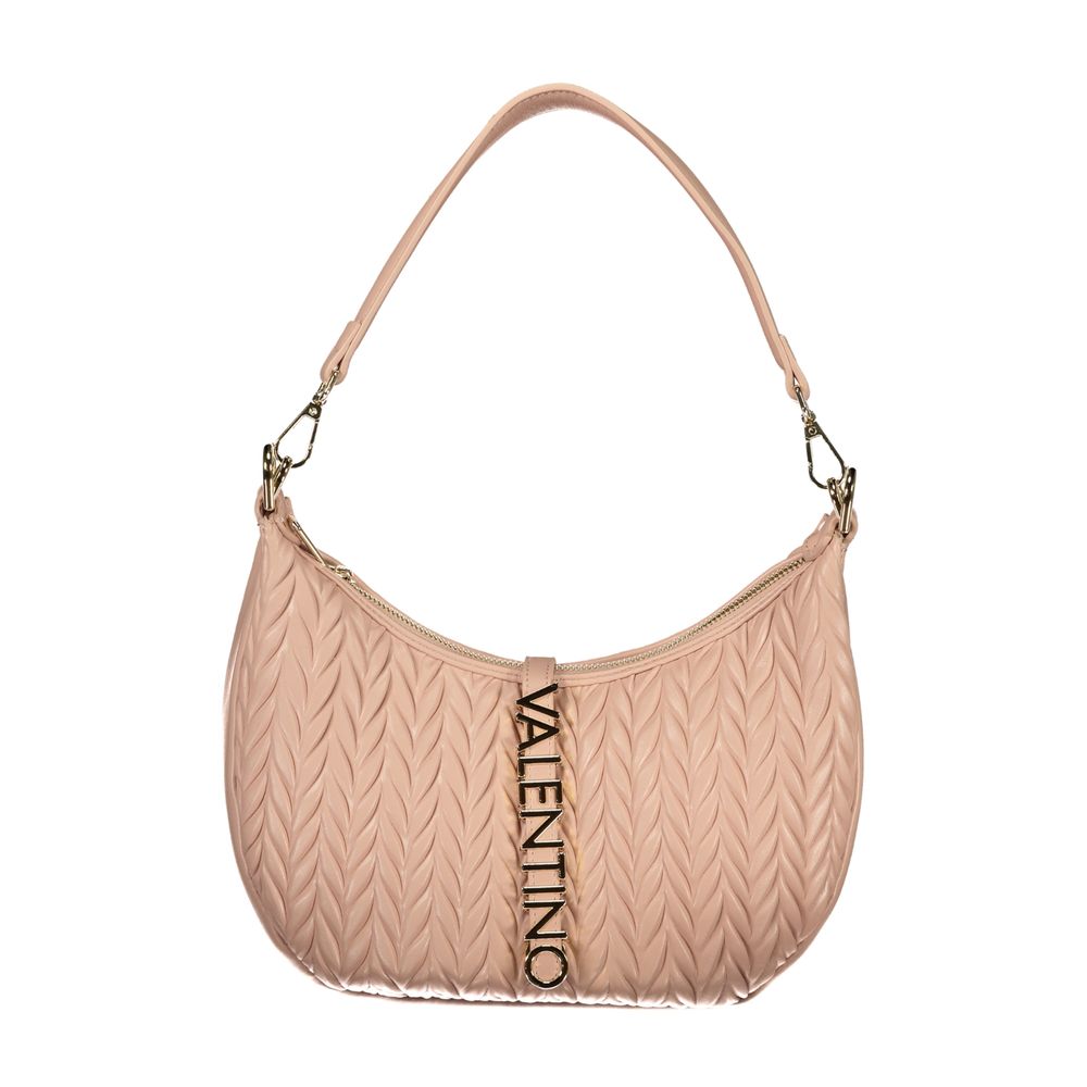 Mario Valentino Rosa Polyurethane Women's Shoulder Bag Mario Valentino