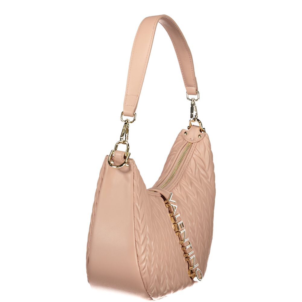Mario Valentino Rosa Polyurethane Women's Shoulder Bag Mario Valentino