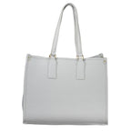 Mario Valentino Azzurro women's polyurethane bag with sleek design and silver hardware, perfect for stylish everyday use.