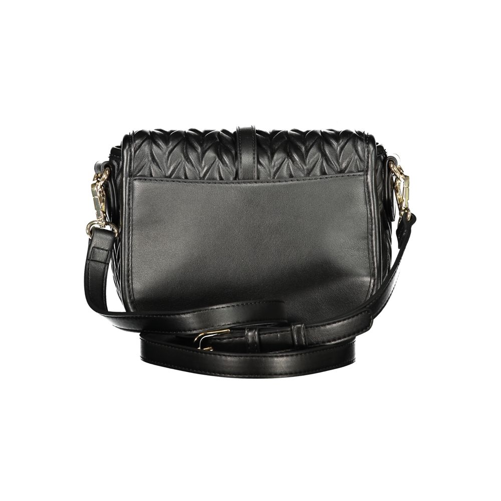 Mario Valentino Nero Poliuretano Woman Shoulder Bag Mario Valentino