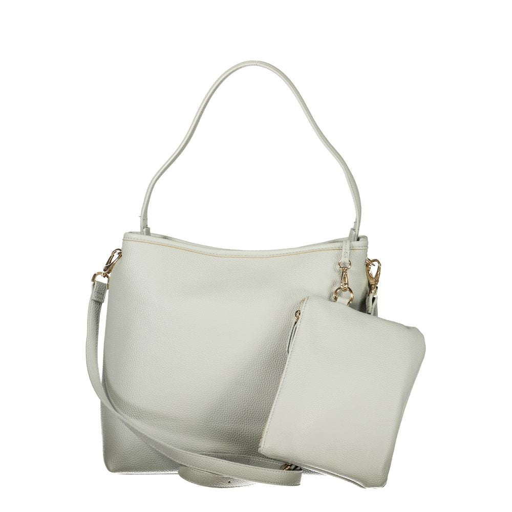 Mario Valentino Grigio Polyurethane Women Shoulder Bag Mario Valentino