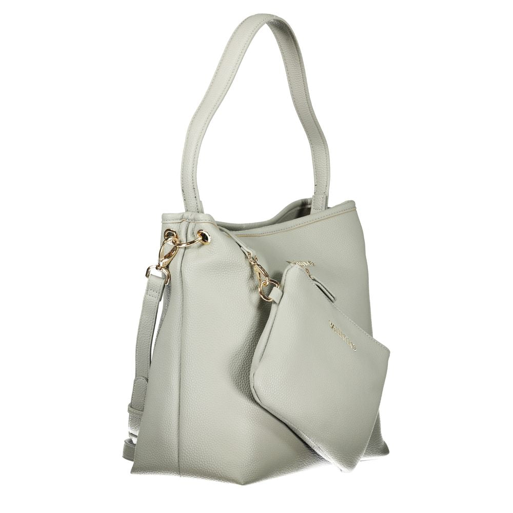Mario Valentino Grigio Polyurethane Women Shoulder Bag Mario Valentino