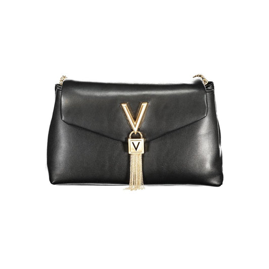 Mario Valentino Nero Poliuretano Women Shoulder Bag Mario Valentino