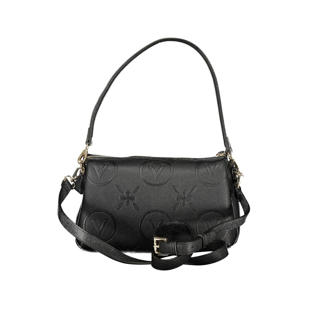 Mario Valentino Nero Poliuretano Women Shoulder Bag Mario Valentino