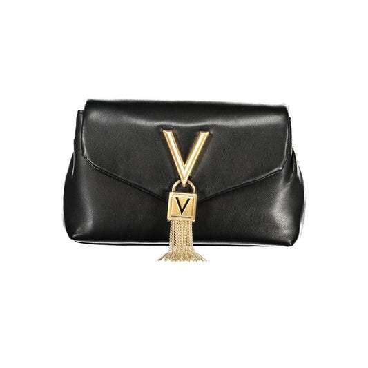 Mario Valentino Black Polyurethane Women Shoulder Bag Mario Valentino