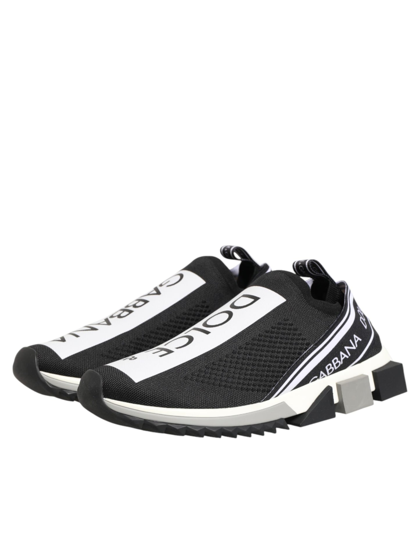 Dolce & Gabbana Black Slip On Sorrento Men Sneakers Shoes Dolce & Gabbana