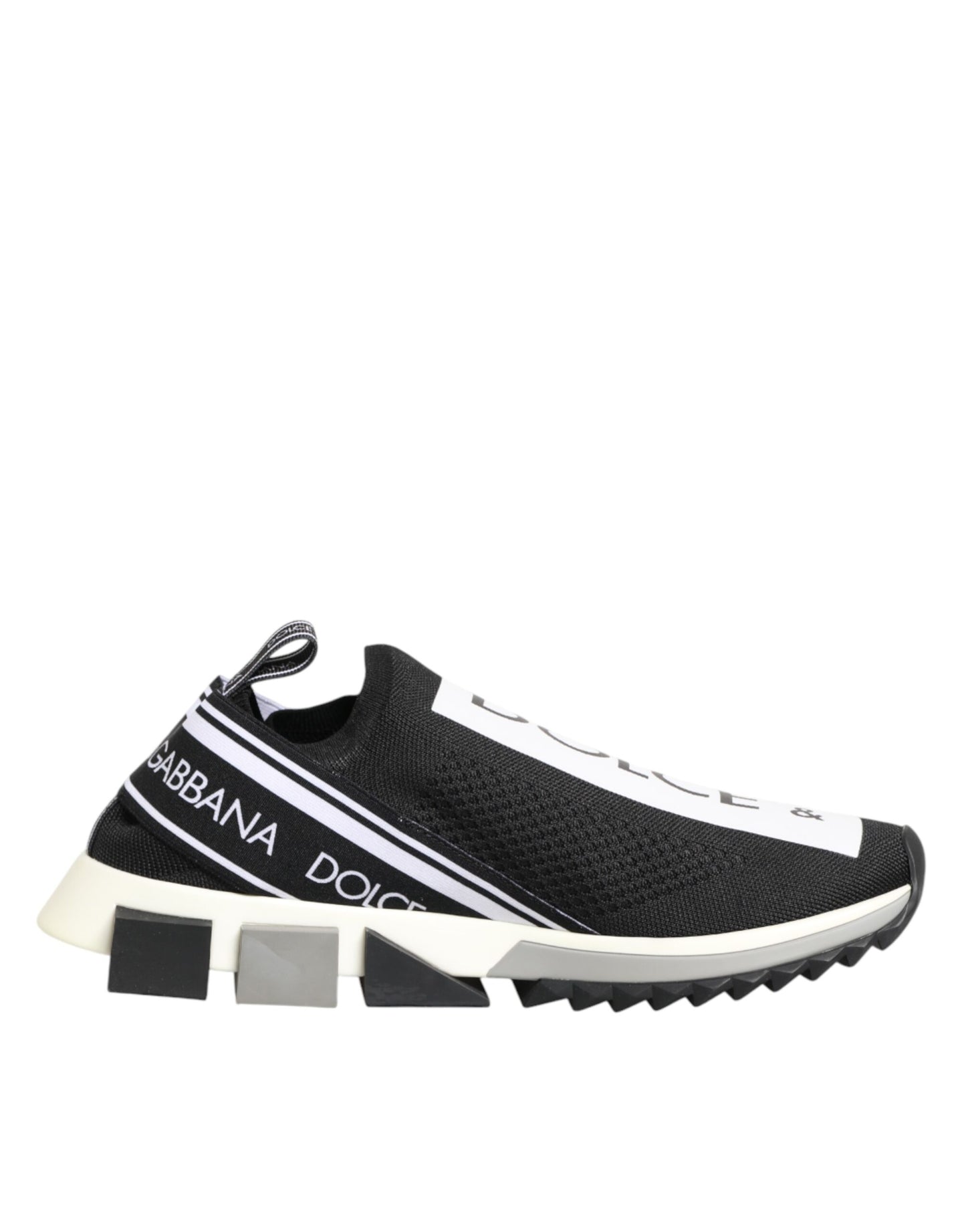 Dolce & Gabbana Black Slip On Sorrento Men Sneakers Shoes Dolce & Gabbana