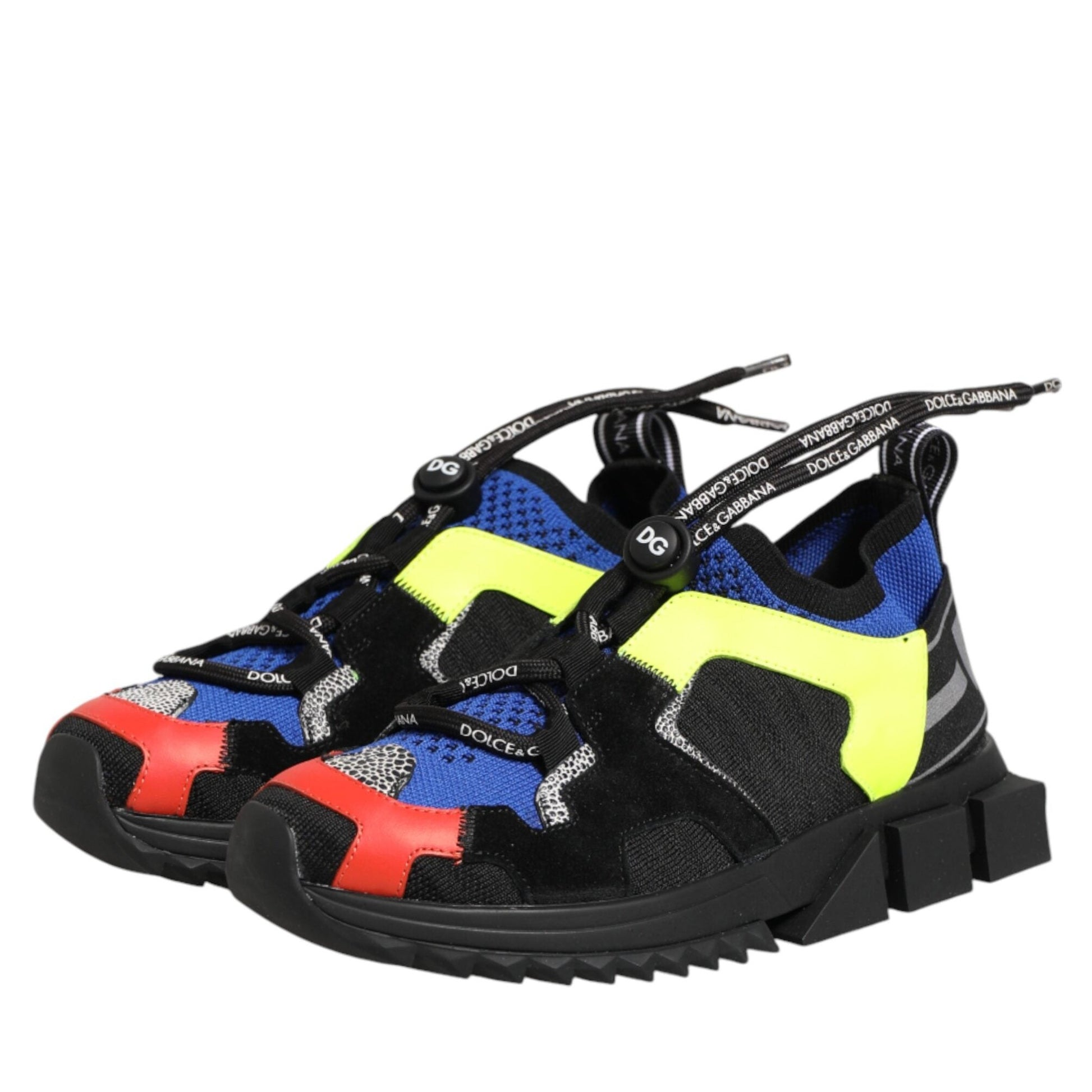 Dolce & Gabbana Multicolor Low Top Sorrento Sneakers Shoes