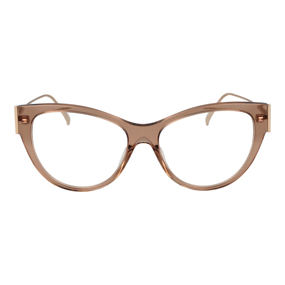 Tod's Beige Acetate & Metal Glasses Frames Tod's