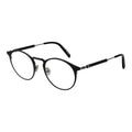 Black metal Tod's glasses frames with sleek design and clear lenses, featuring a modern and stylish accessory for eyewear.