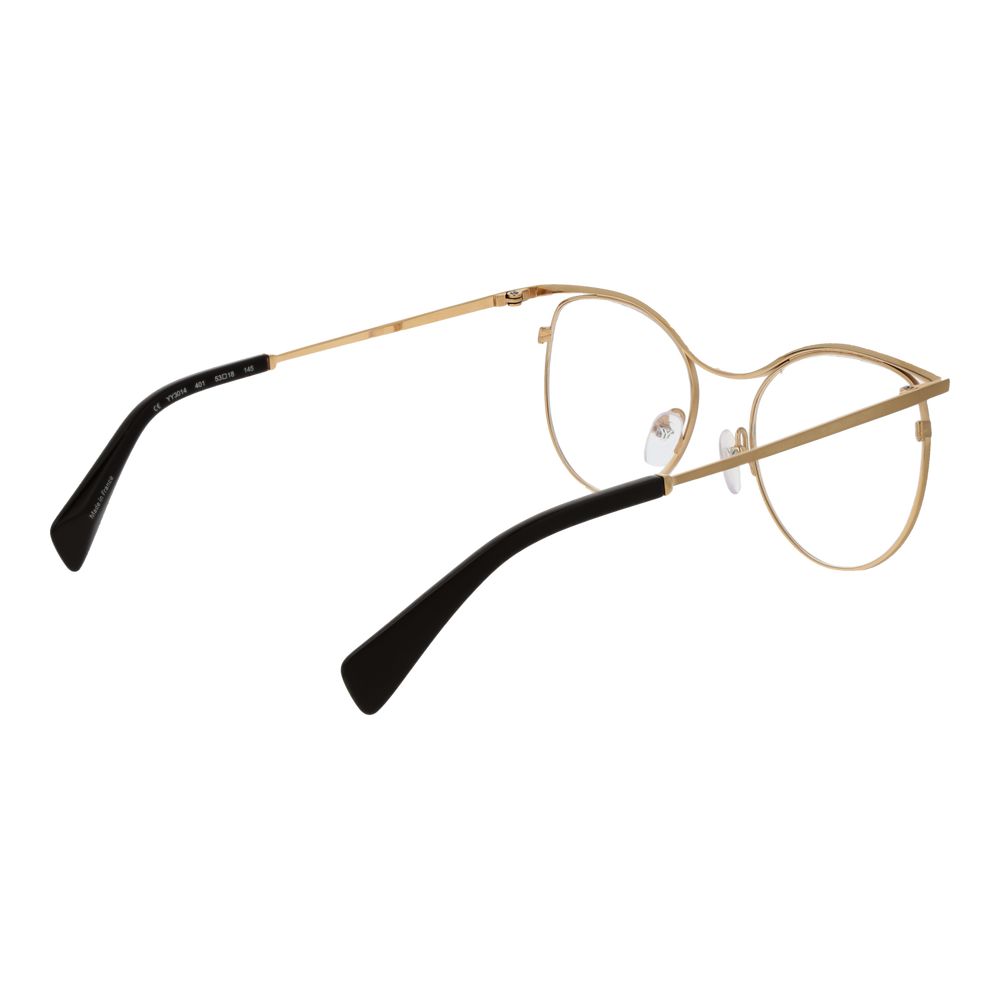 Yohji Yamamoto Gold Metal Glasses Frames