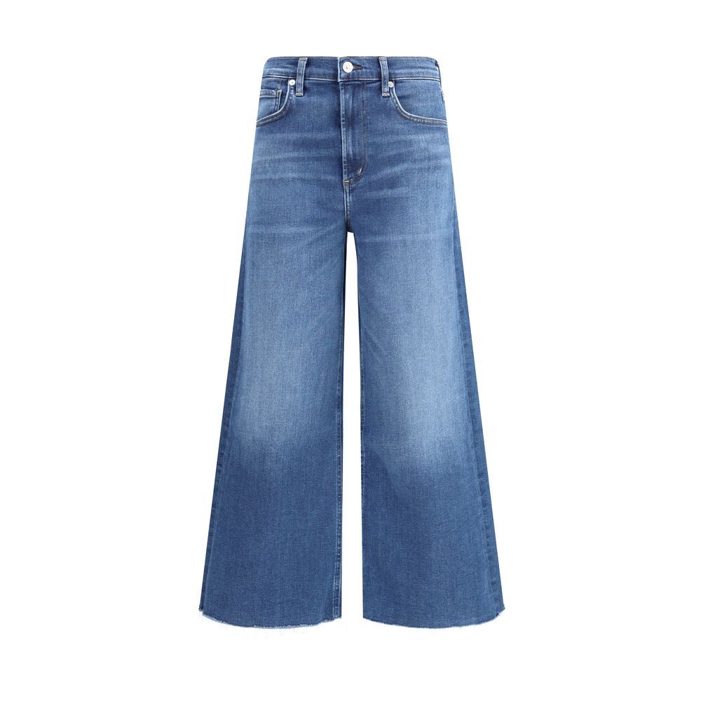 Citizens of Humanity Blue Cotton Cropped Jeans Citizens of Humanity