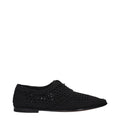 Black Dolce & Gabbana fabric oxfords and derbies with sleek design and polished finish, perfect for formal occasions.