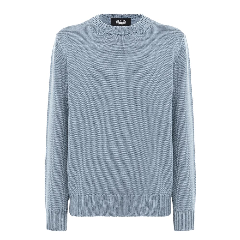 Alpha Studio Gray Cashmere Sweater Alpha Studio
