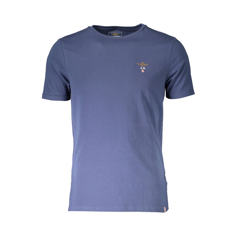 Aeronautica Militare Blu Cotton Men T-Shirt Aeronautica Militare