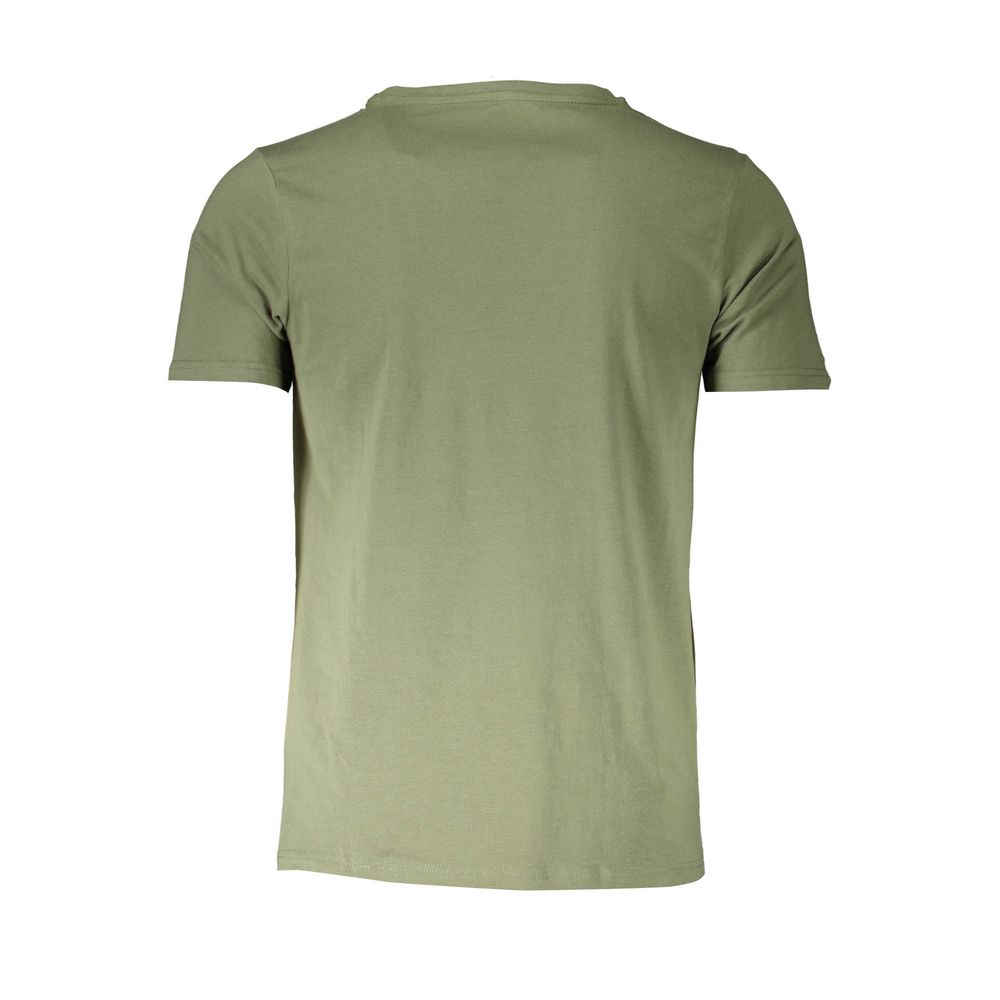 Aeronautica Militare Verde cotton men's underwear with reinforced waistband and logo detail, comfortable and breathable fabric.