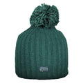Norway 1963 Verde acrylic women's hat featuring a stylish, wide-brim design with a textured finish.
