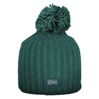 Norway 1963 Verde acrylic women's hat featuring a stylish, wide-brim design with a textured finish.