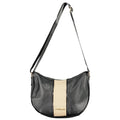 Black PVC women's handbag by Laura Biagiotti with sleek design and sturdy handles, perfect for stylish everyday use.