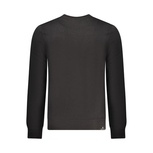 Accademia Militare Black Cotton Men Sweatshirt Accademia Militare