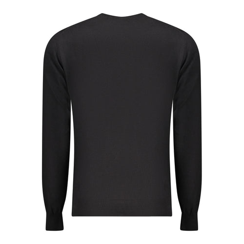 Accademia Militare Black Cotton Men's Sweater Accademia Militare