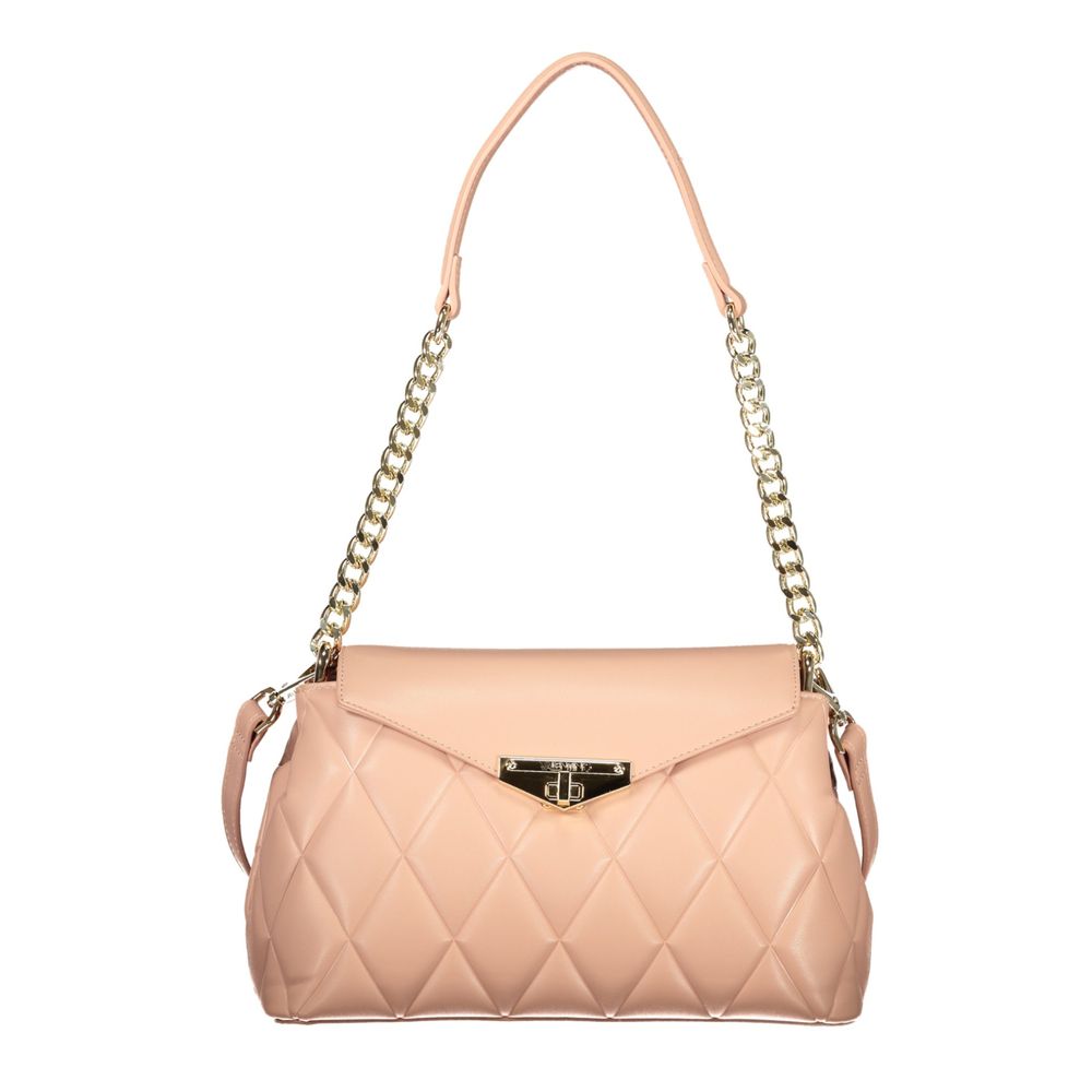 Mario Valentino Rosa Poliuretano Women Shoulder Bag Mario Valentino