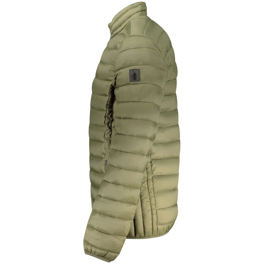 Marina Yachting Verde Poliammide men's jacket, lightweight with front zipper, suitable for outdoor and casual wear.