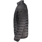 Marina Yachting Nero Poliammide men's jacket with a sleek design and front zipper, ideal for casual outdoor wear.
