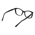 Black Love Moschino cellulose propionate glasses frames with a stylish, modern design, featuring the brand's signature logo.