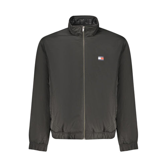 Tommy Hilfiger Black Polyester Men's Jacket Tommy Hilfiger