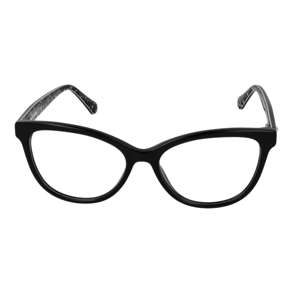 Love Moschino Black Acetate Glasses Frames Love Moschino