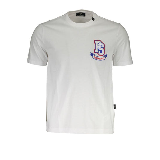 Plein Sport White Cotton Mens T-Shirt