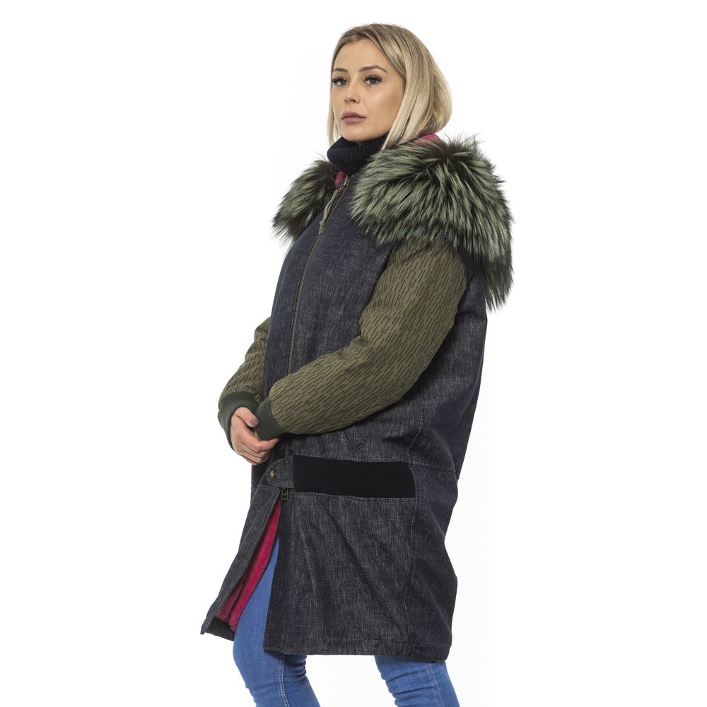 Mr&Mrs Italy Gray Leather Women Bomber Jacket Mr&Mrs Italy