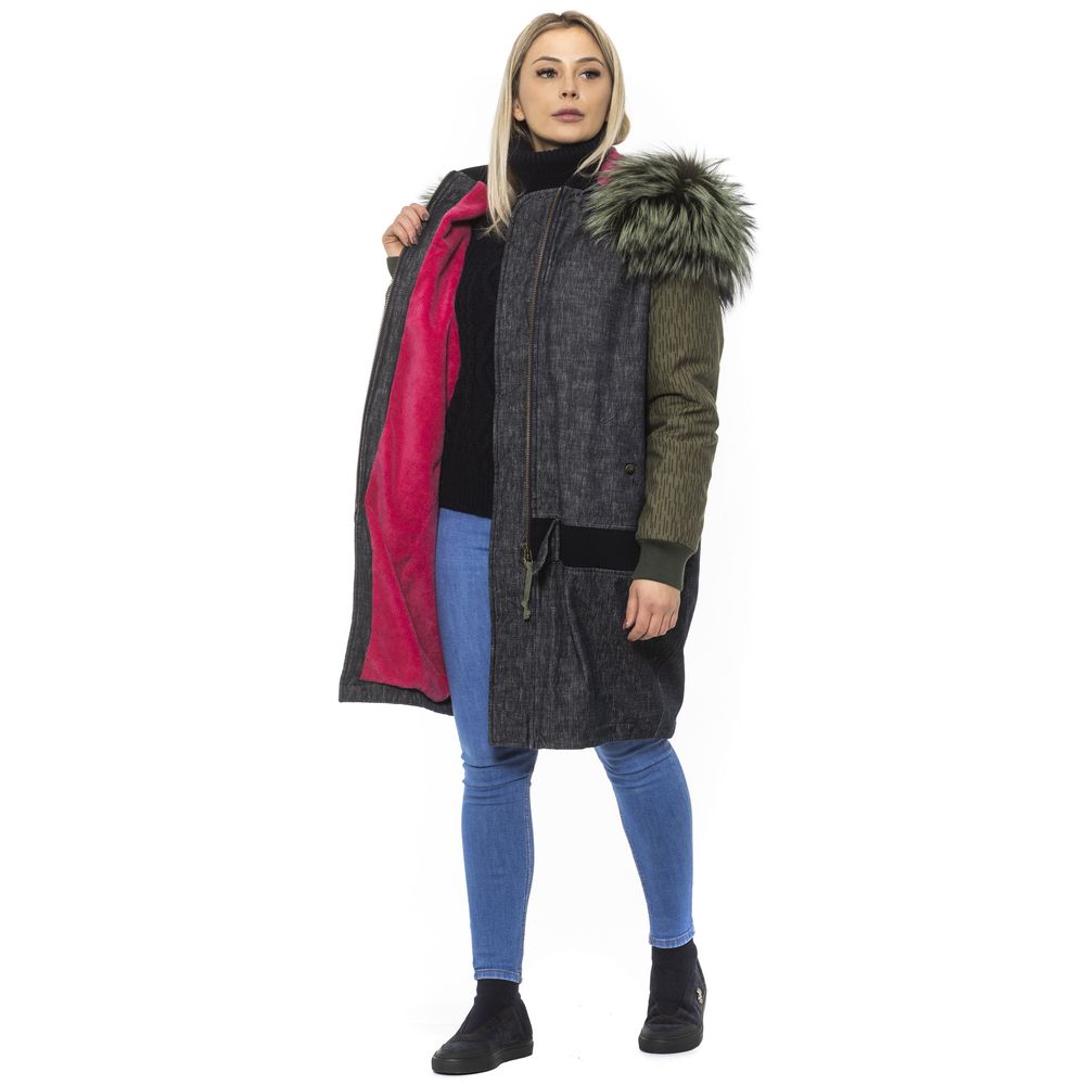 Mr&Mrs Italy Gray Leather Women Bomber Jacket Mr&Mrs Italy