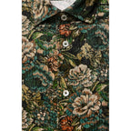 Bagutta Multicolor Cotton Men Shirt - Eljoys Fashion 