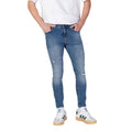 Antony Morato Blue Cotton Skinny Jeans - Eljoys Fashion 