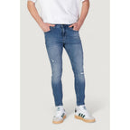 Antony Morato Blue Cotton Skinny Jeans - Eljoys Fashion 