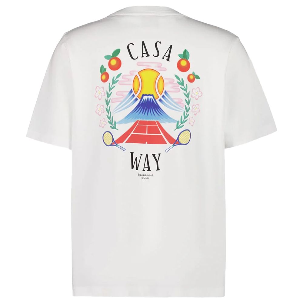 Casablanca White Cotton T-Shirt Casablanca