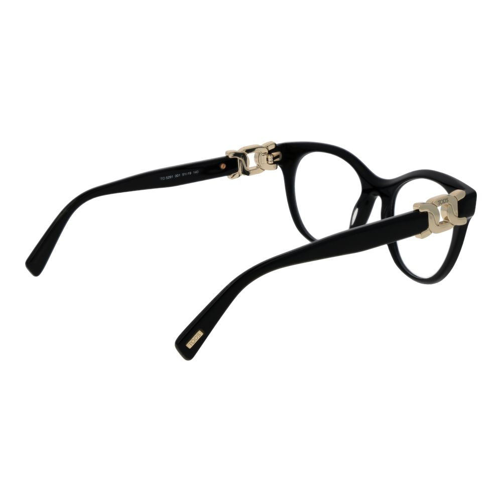 Tod's Black Acetate Glasses Frames