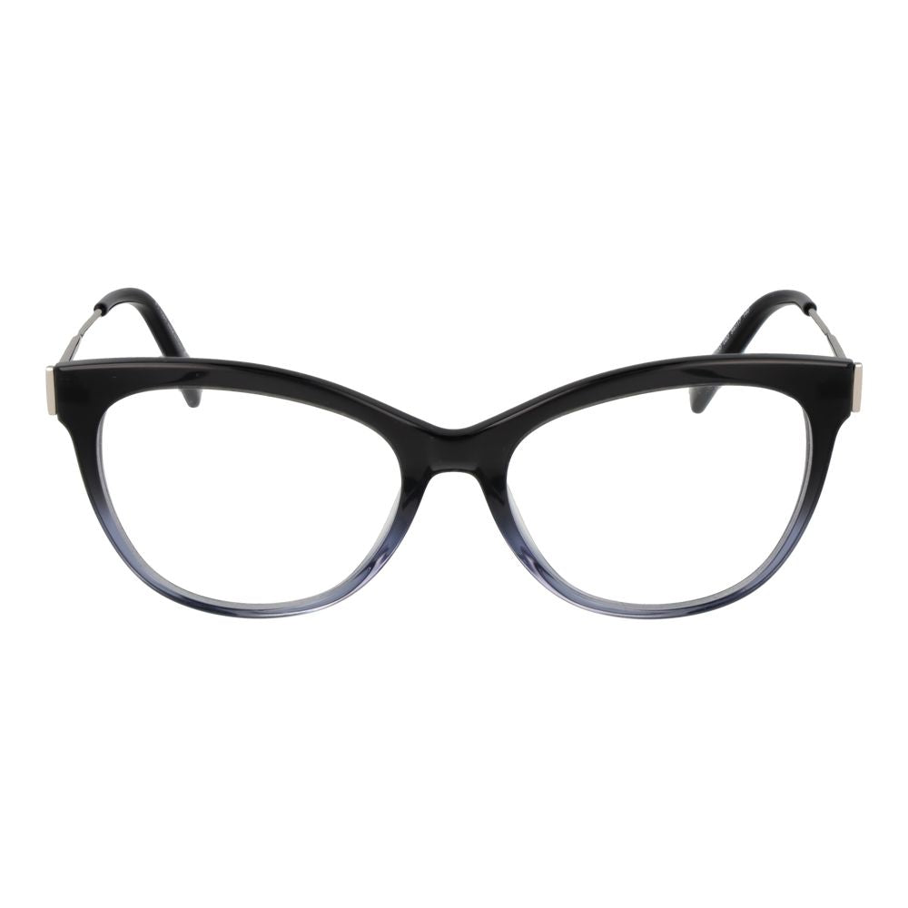 Black acetate glasses frames by Tod's, featuring sleek design and clear lenses, ideal for stylish eyewear.